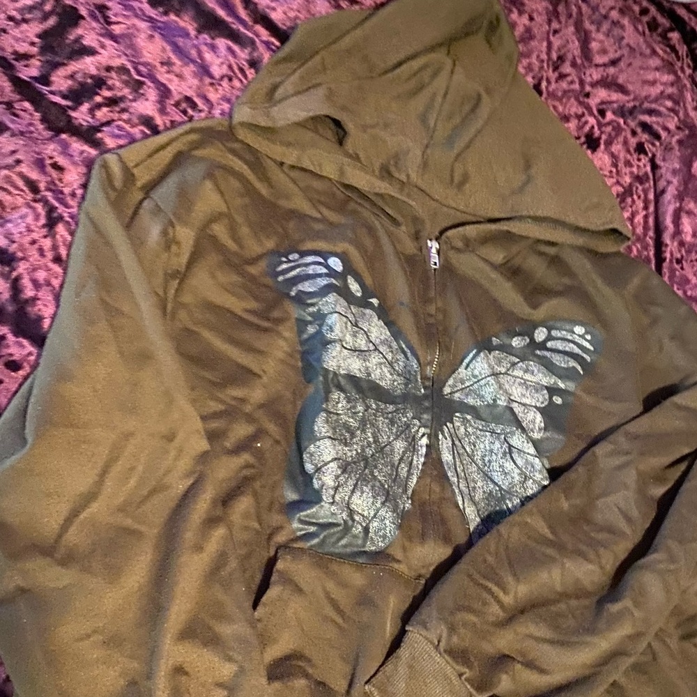 Shein butterfly jacket